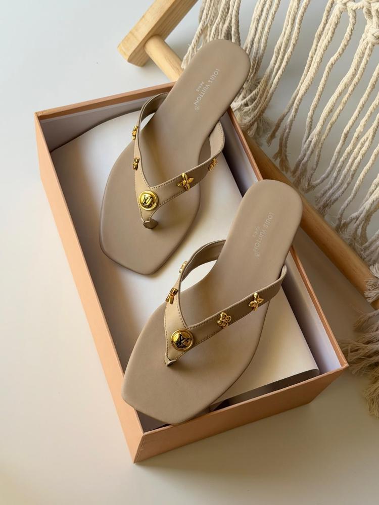 Louis Vuitton LV Charm Thong Flat