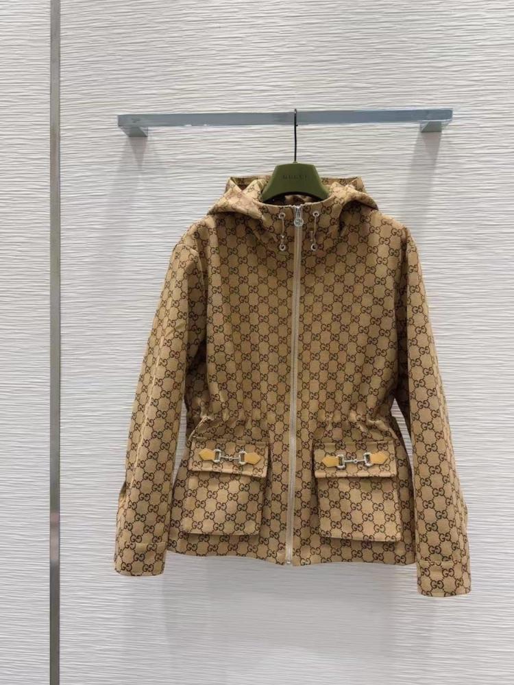 Gucci Monogram Hooded Jacket