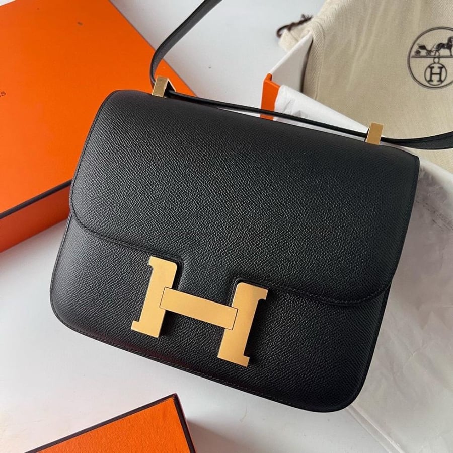 Hermes Constance Epsom Leather Bag