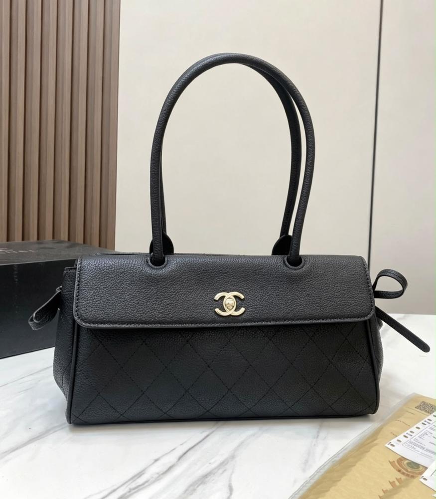 Chanel East West Bow Shoulder Bag