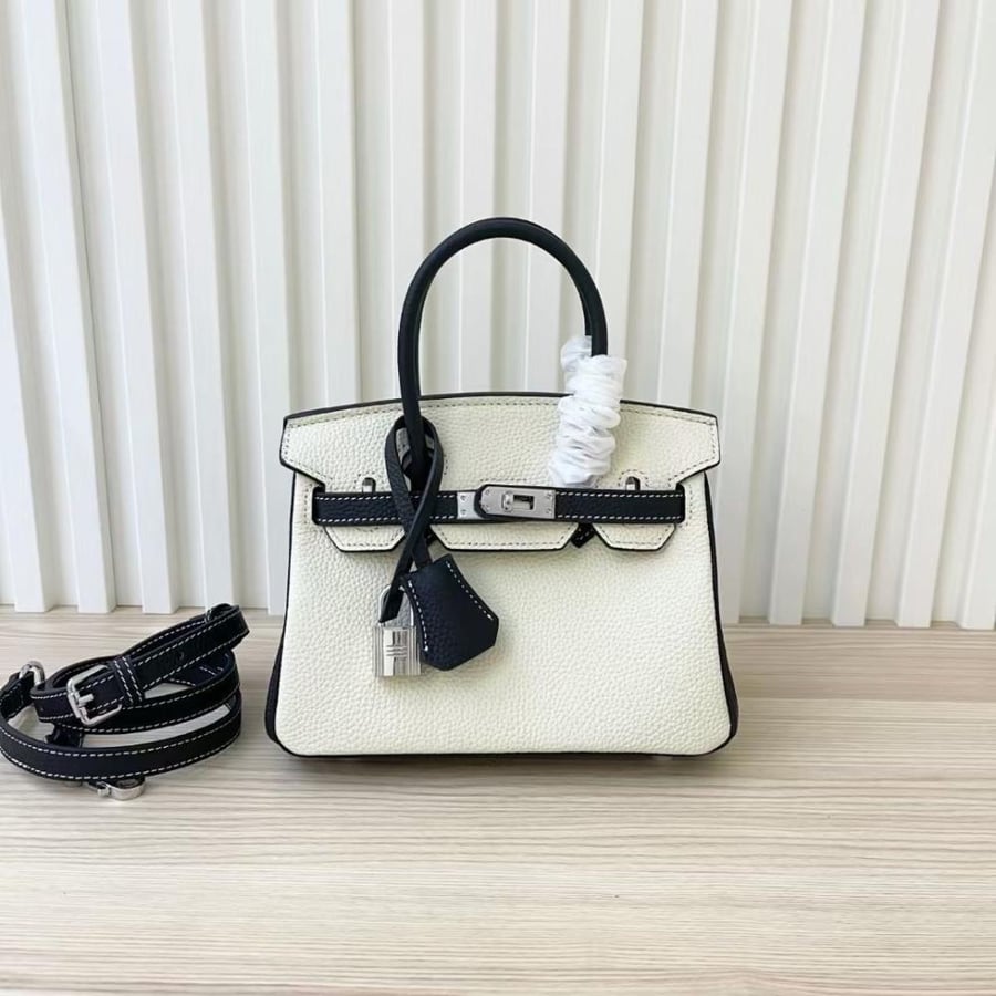 Hermes Birkin 20cm Leather Bag
