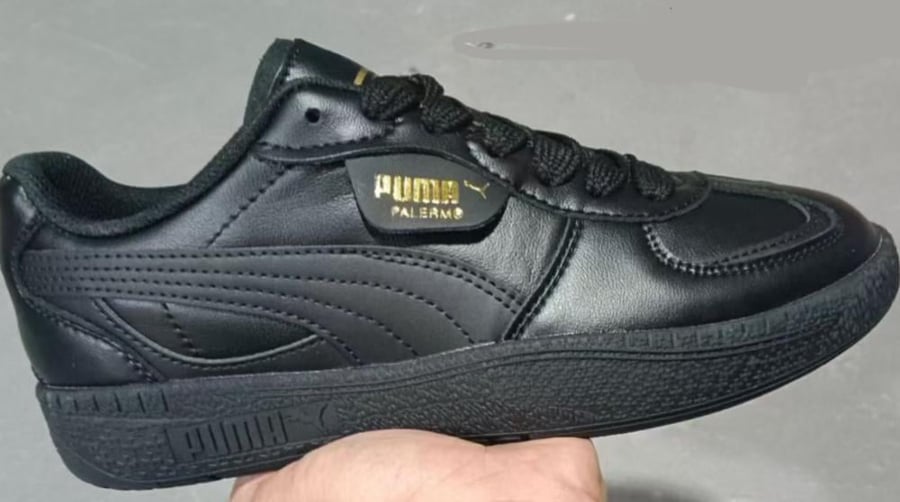 Puma Palermo Moda Leather Black Sneakers