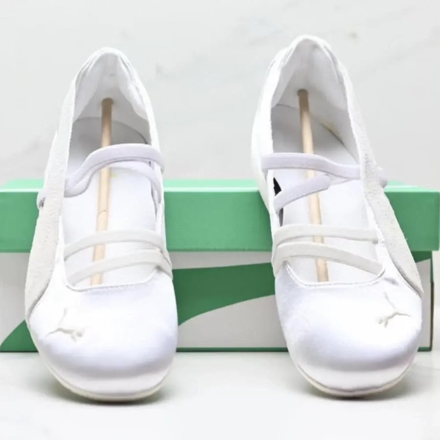 Puma Speedcat Ballet Satin 'Silver Mist Warm White