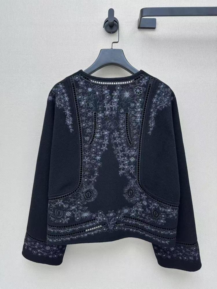 Hermes Embroidered Wool Jacket