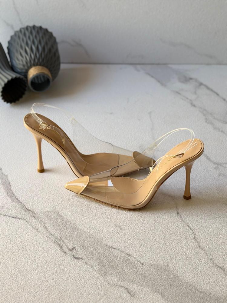 Gianvito Rossi Plexi Slingback Heels