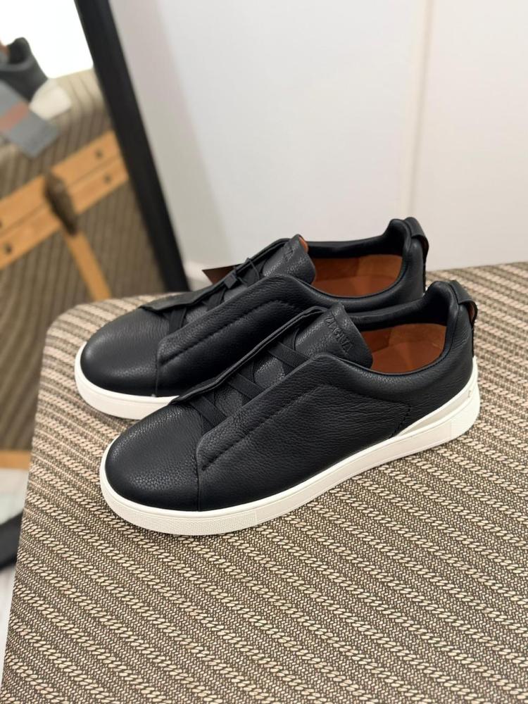 ZEGNA Triple Stitch Low Top Sneaker