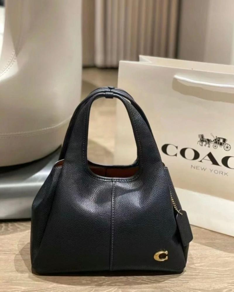 Coach Soft Pebble Leather Top Handle Bag
