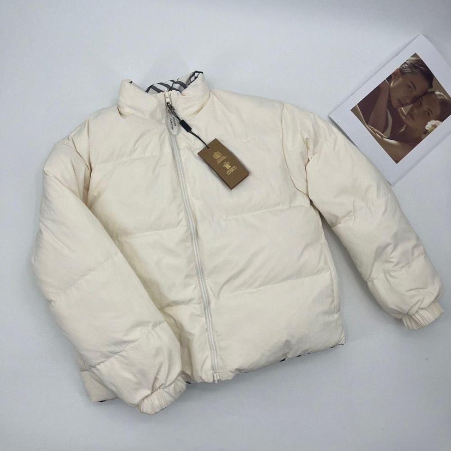 Burberry Off White Winter Jacket
