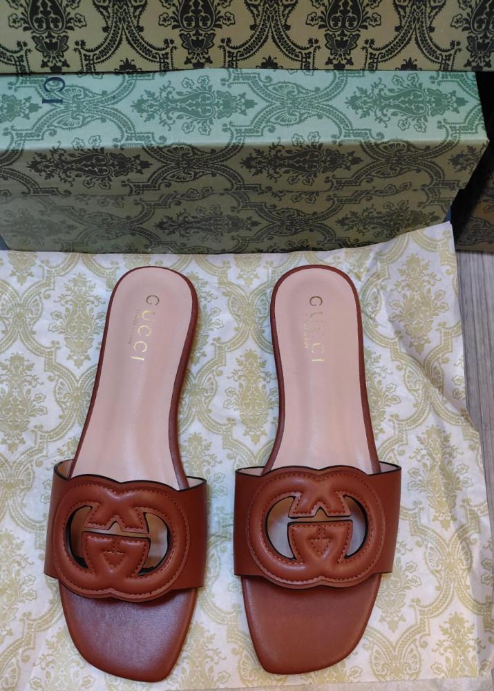 Gucci Interlocking G Slide Sandals