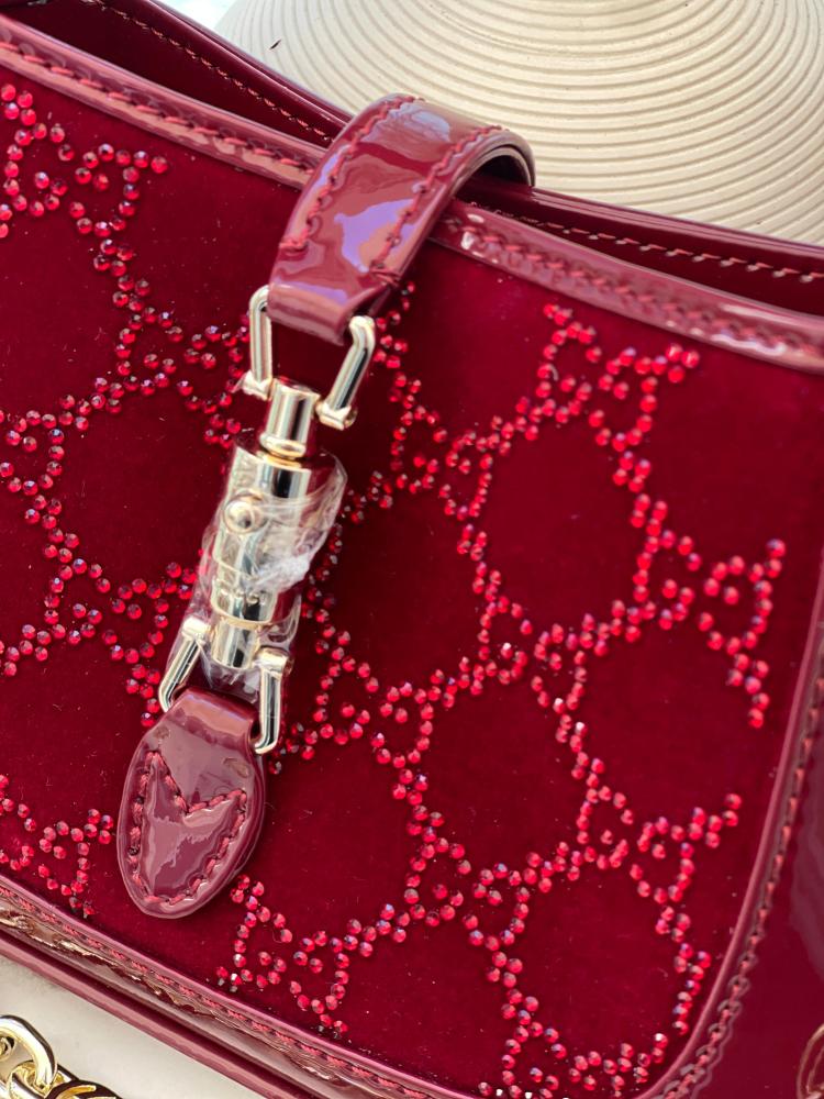Chanel Burgundy Patent Top Handle Bag