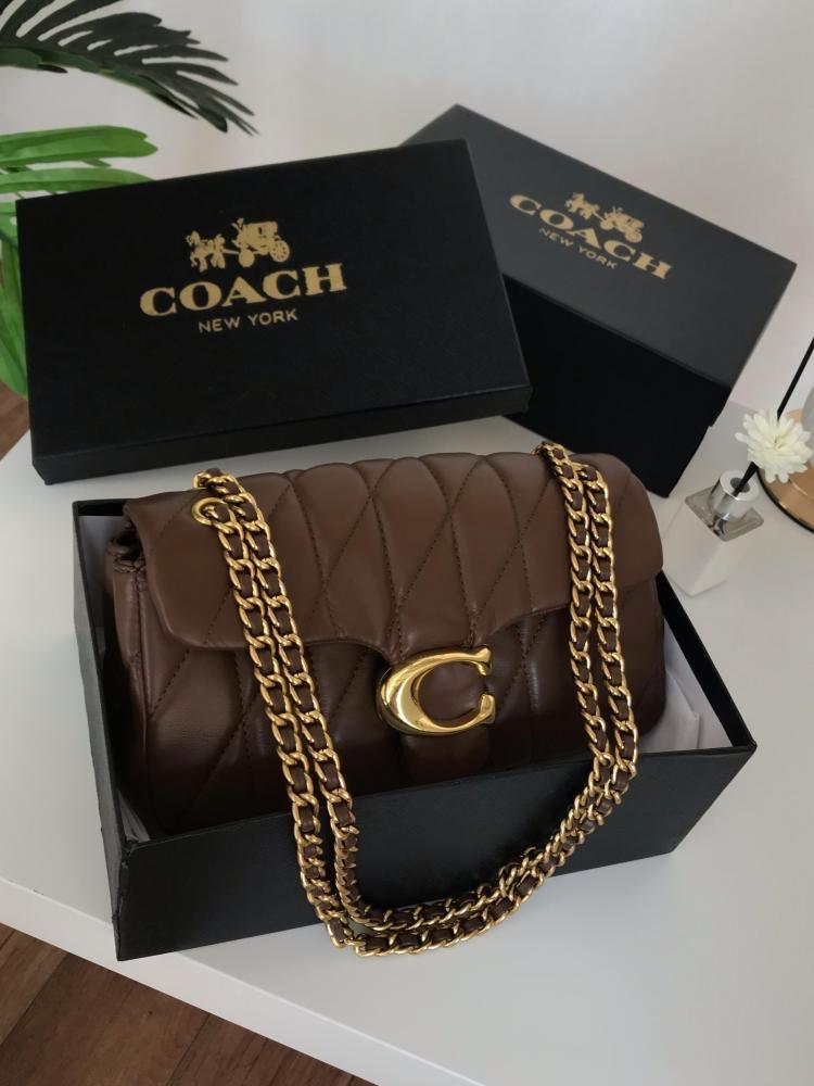 Coach Quilted Chain Shoulder Bag