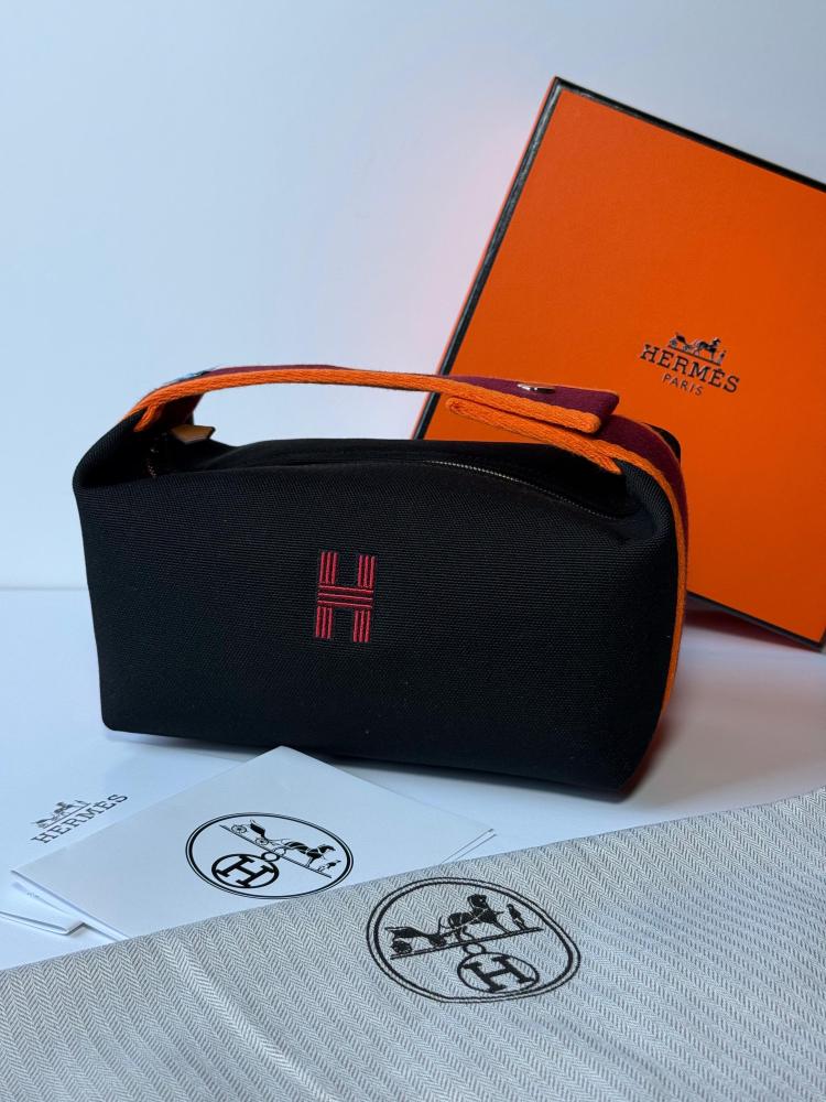Hermès Bride-a-Brac Canvas Pouch