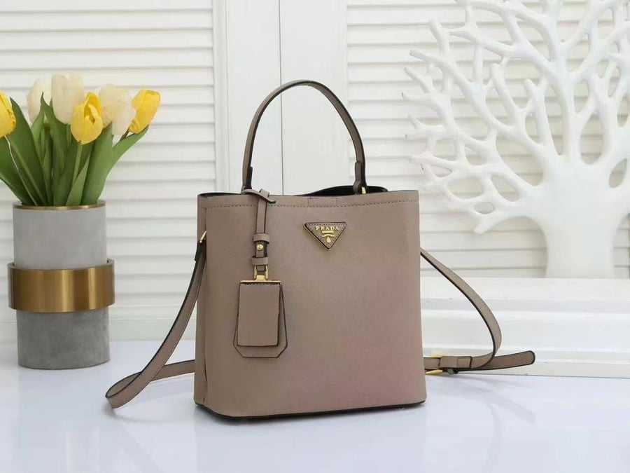 Prada Saffiano Mini 19 Top Handle Bag