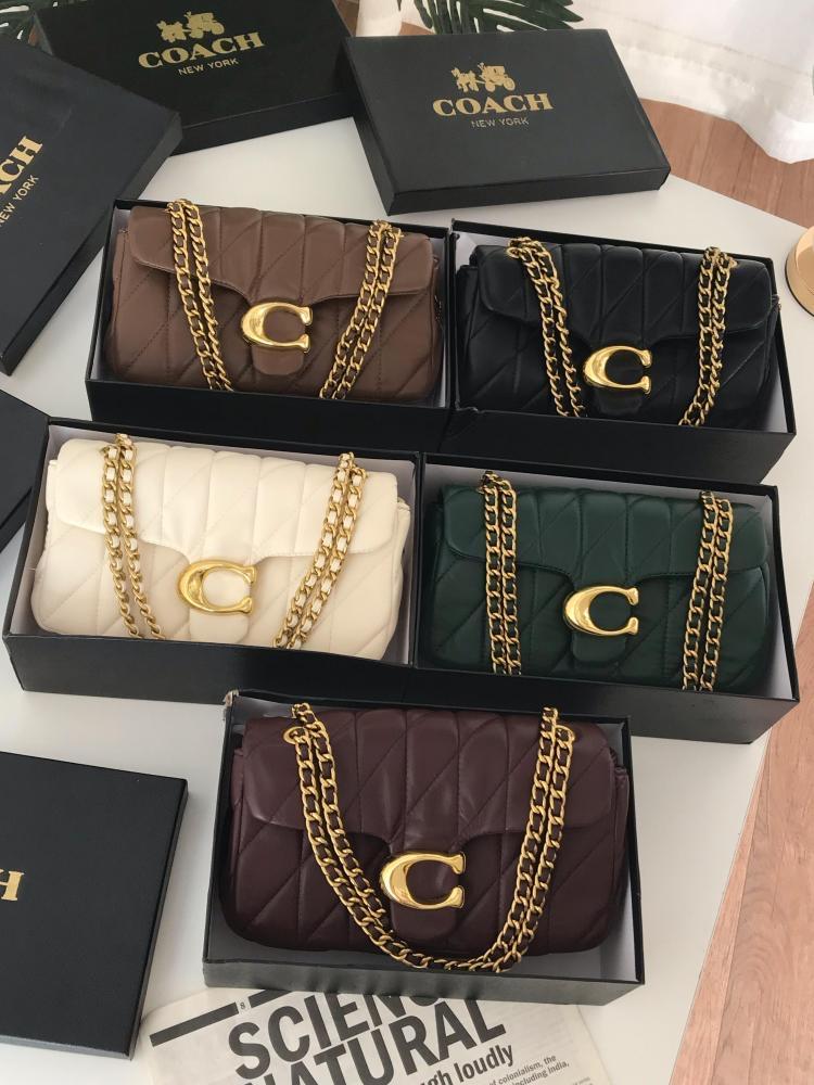 Coach Quilted Chain Shoulder Bag
