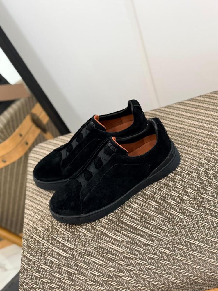 ZEGNA Suede Casual Sneakers