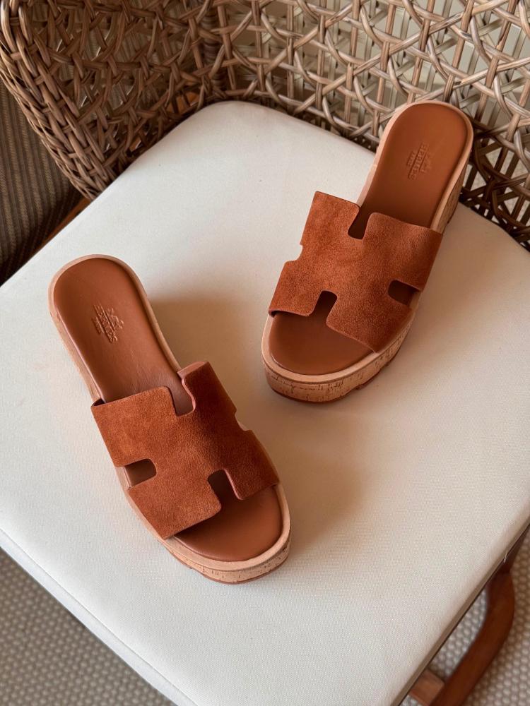 Hermès Chypre Platform Sandals