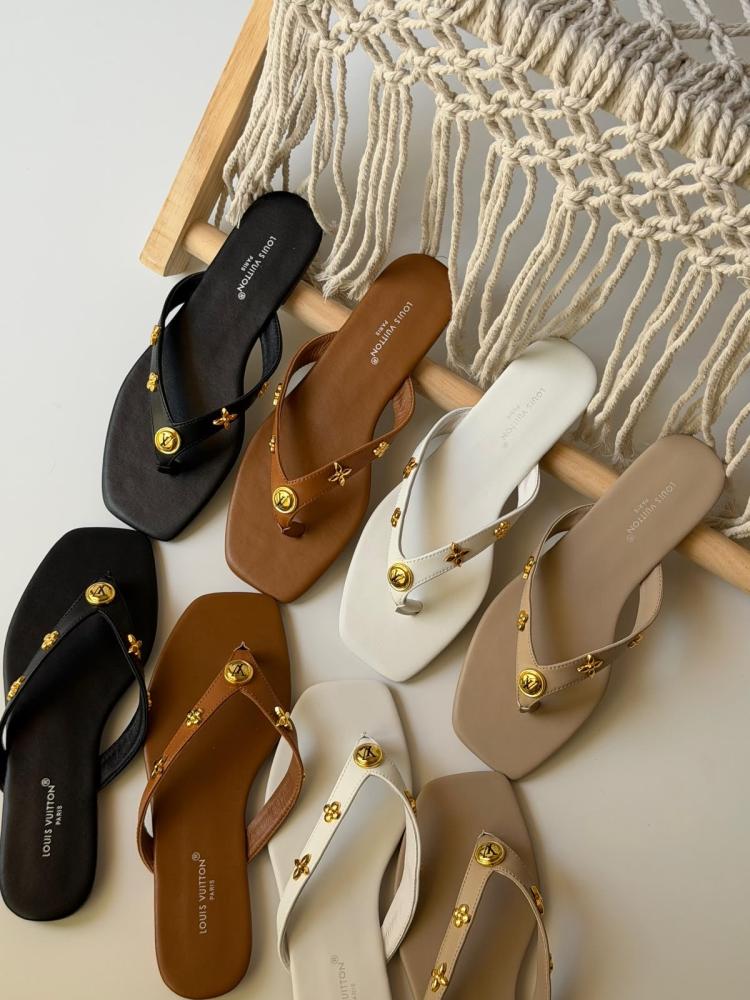 Louis Vuitton LV Charm Thong Flat