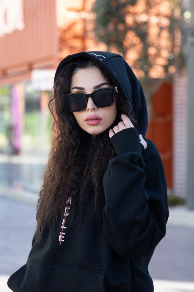 هودي أسود  BLACK