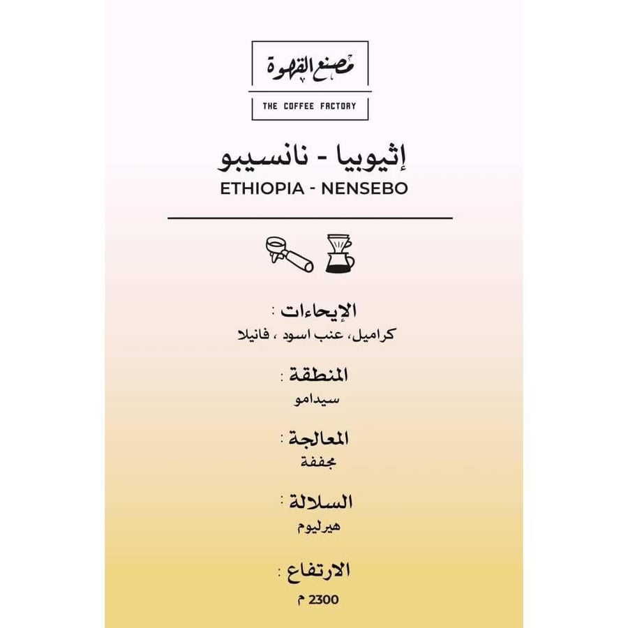 قهوة اثيوبيا نانسيبو مصنع القهوة