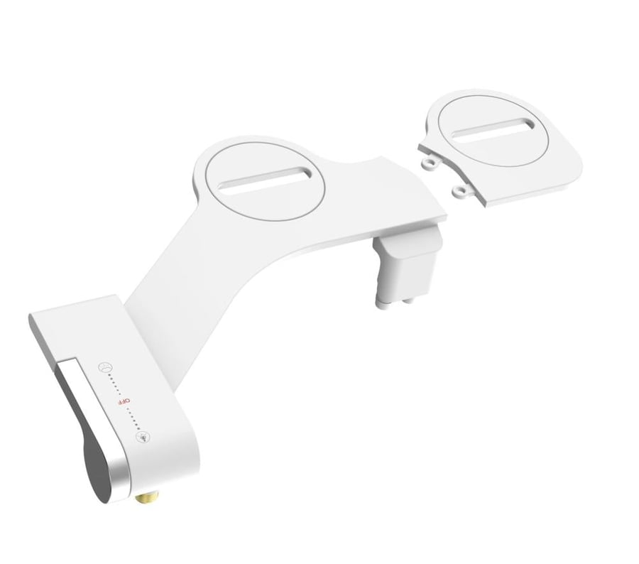 Internal bidet in Western-style toilet