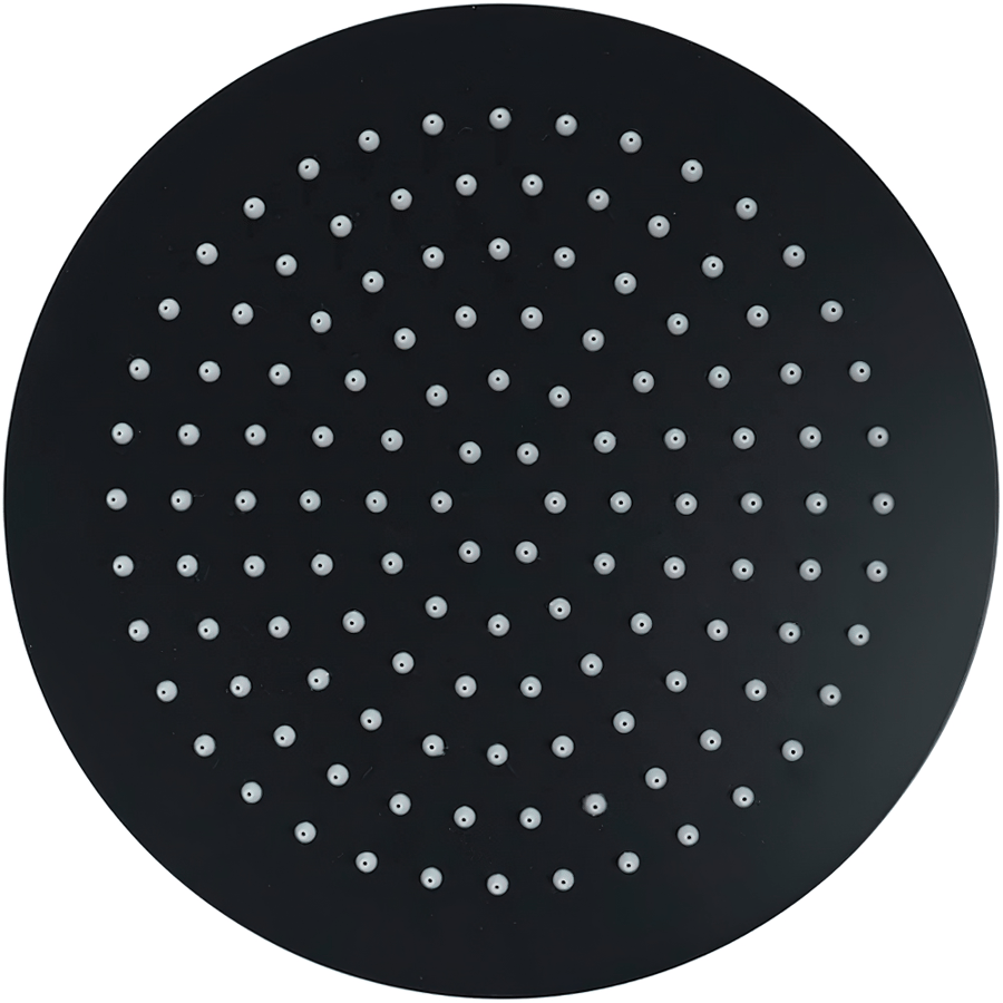 Black rain shower cup
