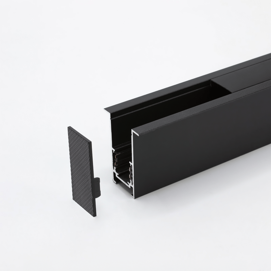 Magnetic track runner 1 meter (inside the plaster) with 2 zippers