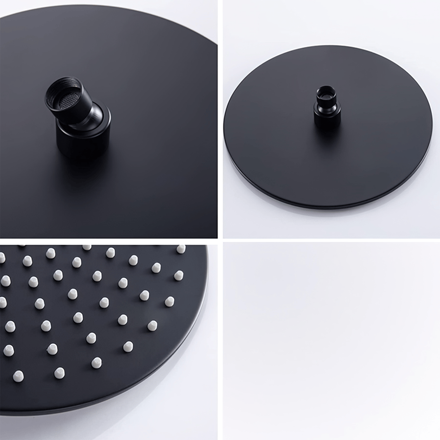 Black rain shower cup