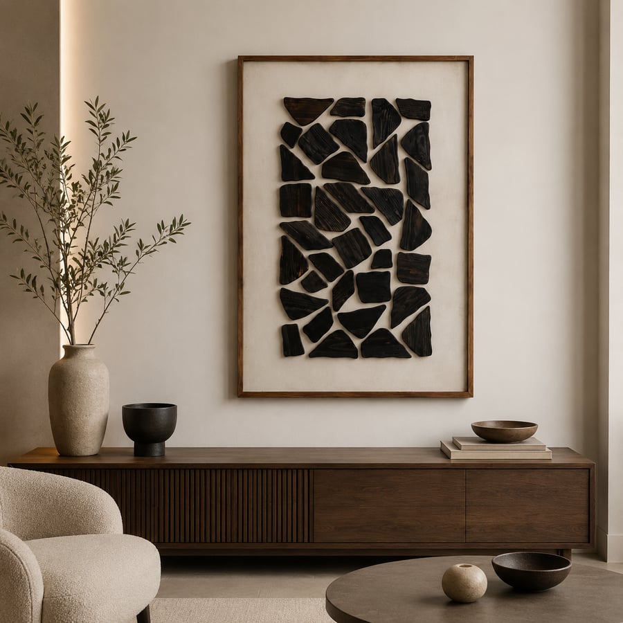 لوحة فنية مستطيلة مقاس 120 × 80 سم