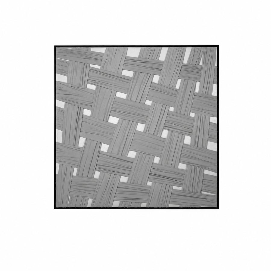 لوحة حائط مربعة بإطار أسود مقاس 100 × 100 سم
