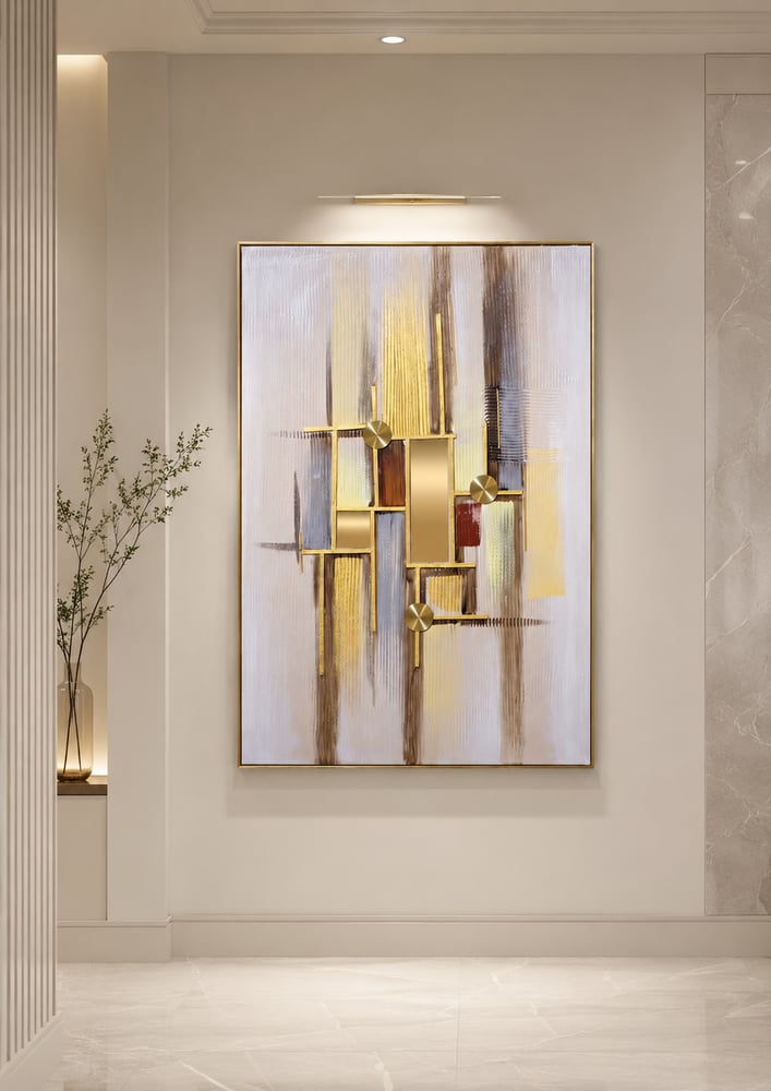 لوحة فنية عصرية مقاس 120 × 80 سم