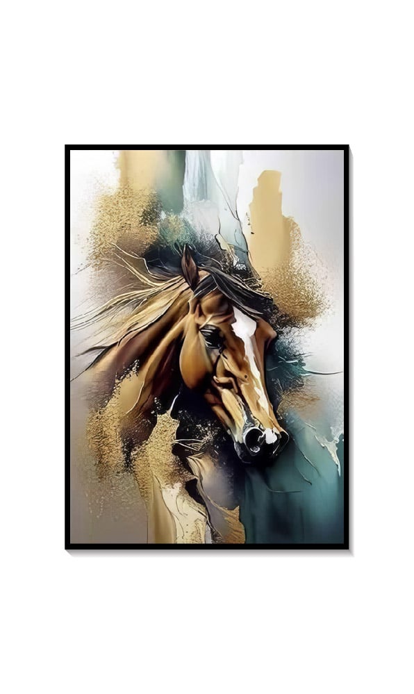 لوحات فنية للخيل "فارس الضياء"(طباعة)