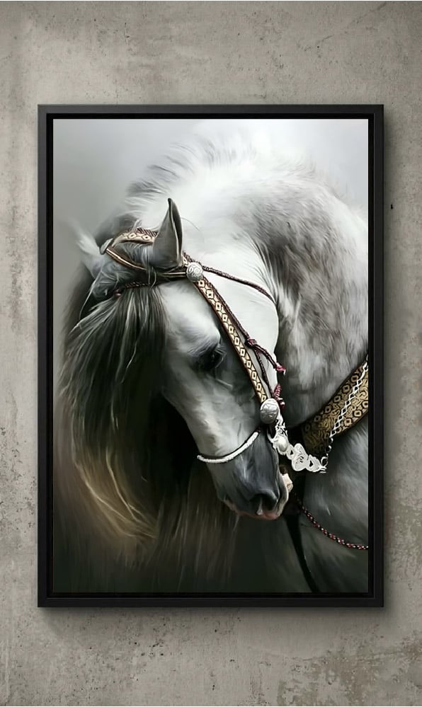 لوحات فنية للخيل "هيبة التراث" (طباعة)