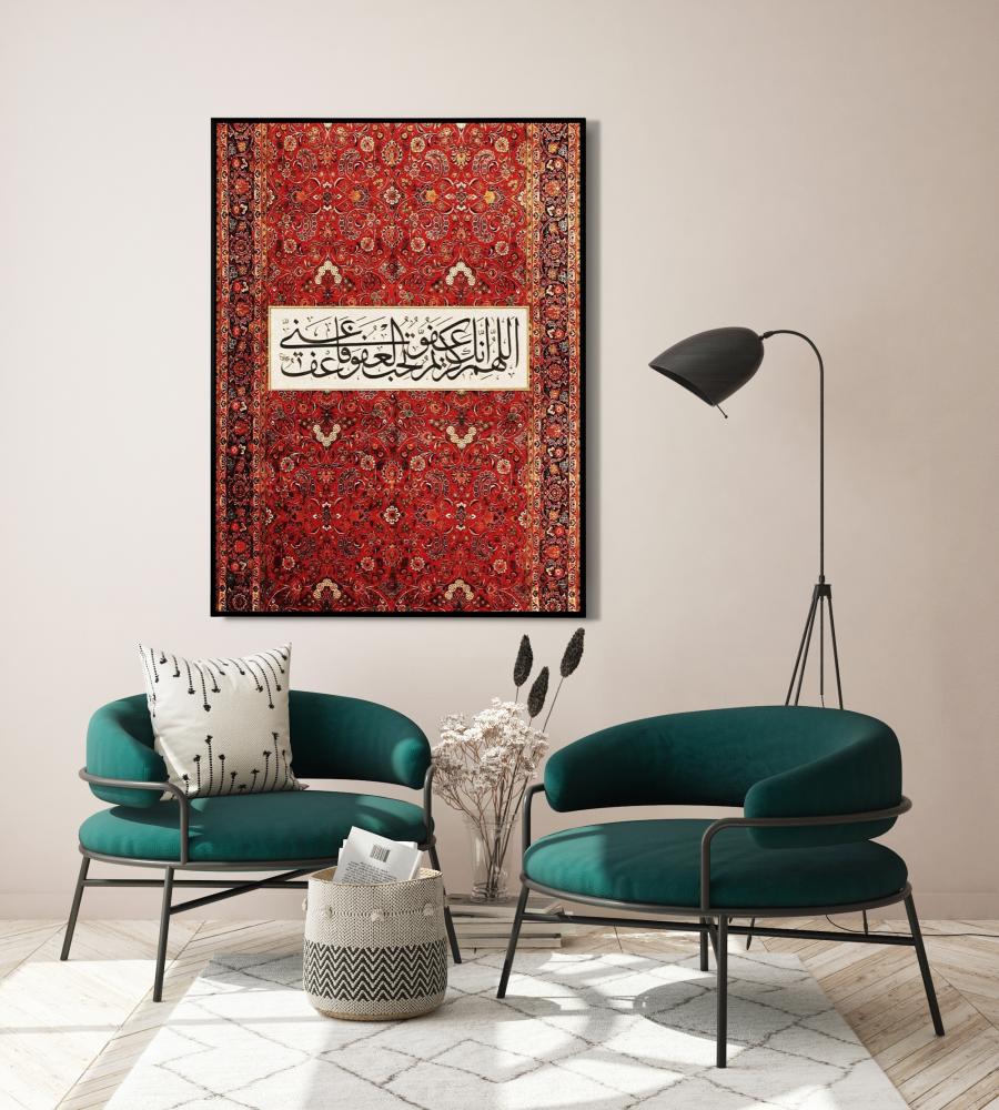 لوحة فنية كانفس للسجاد (طباعة)