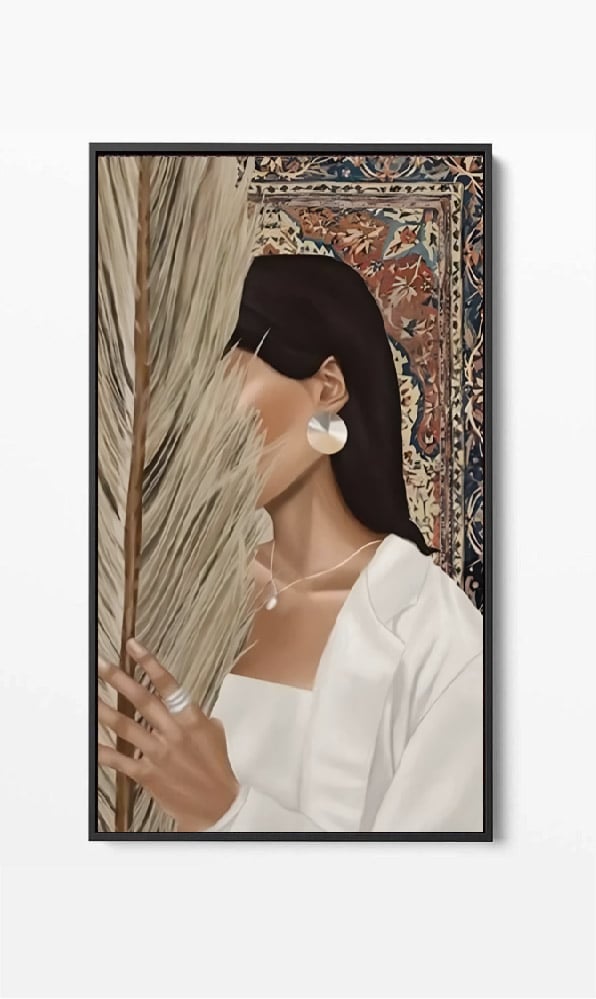 لوحة فنية كانفس للسجاد "أناقة شرقية" (طباعة)