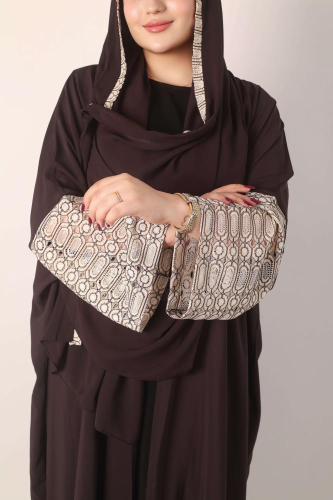 عباية نص بشت قماش المتميزة كوري 03