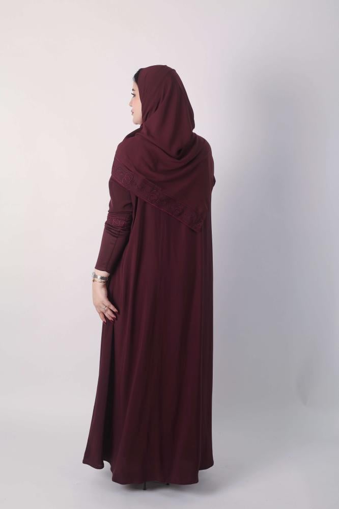 عباية نص كلوش قماش المتميزة 07