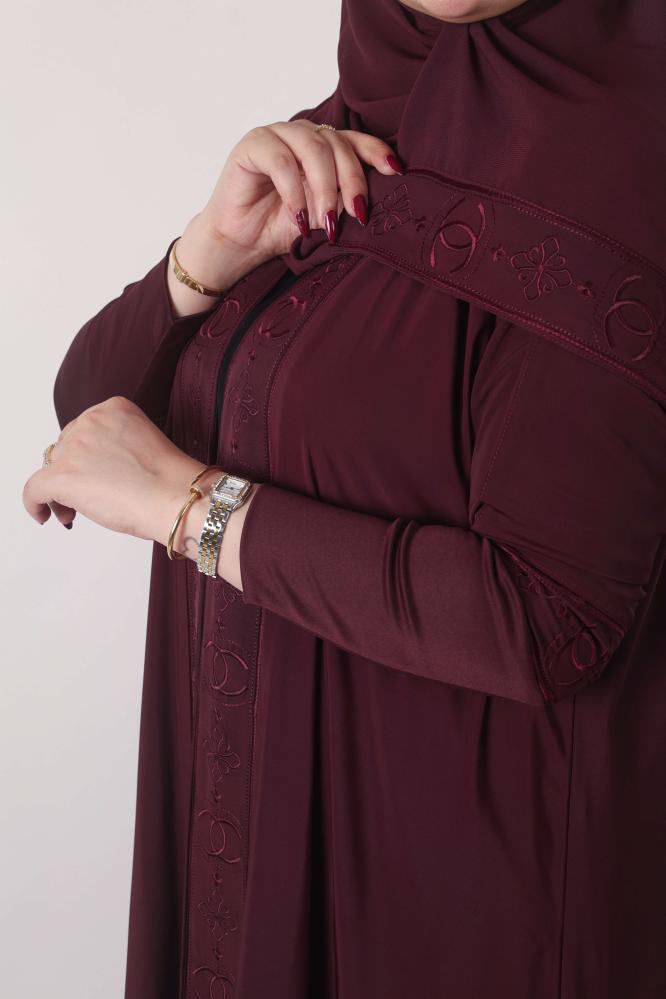 عباية نص كلوش قماش المتميزة 07