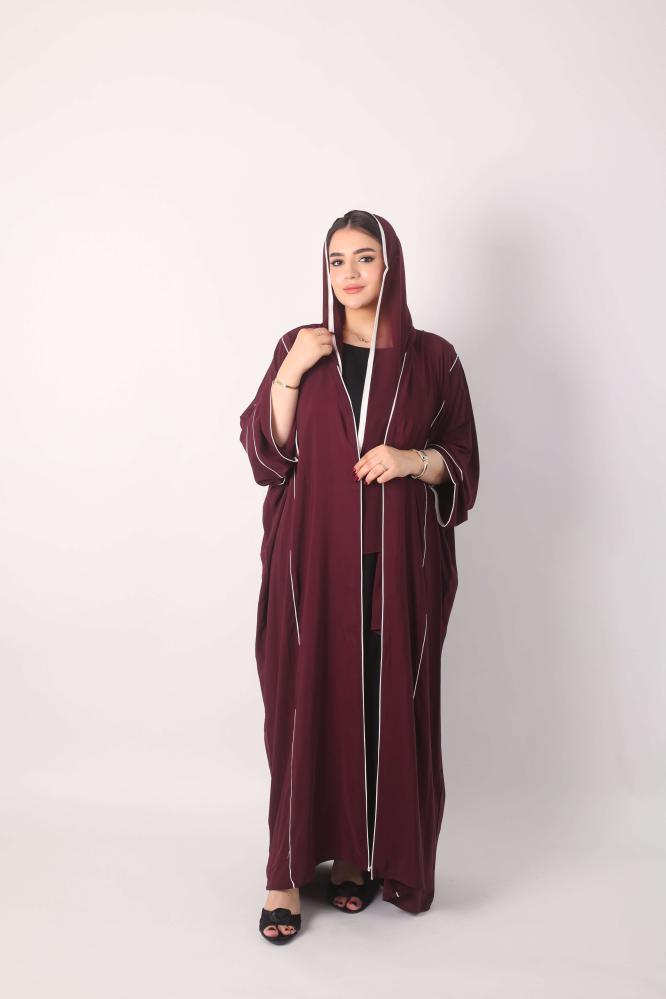 عباية نص بشت قماش العباية نواعم كوري 05