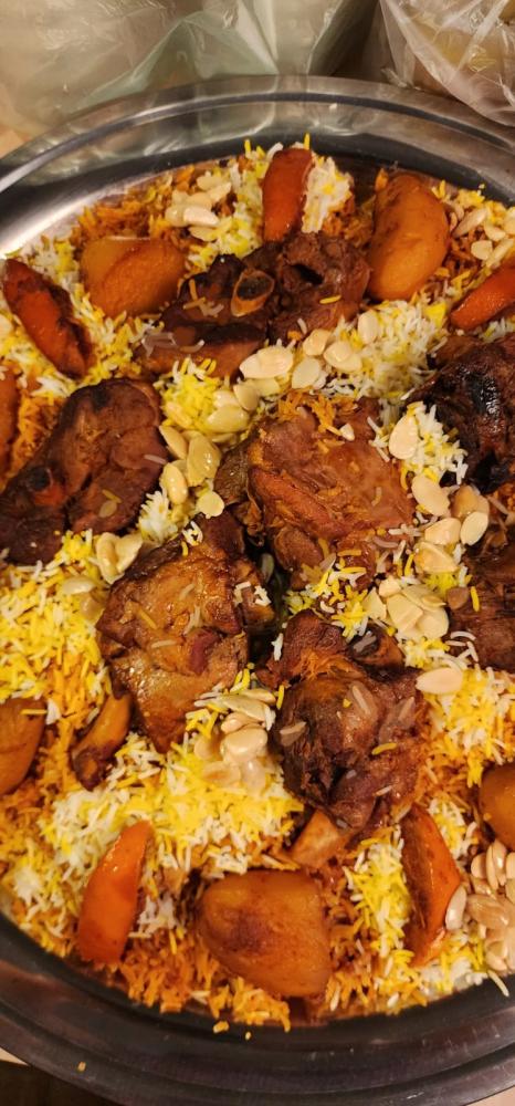 رز كابلي باللحم