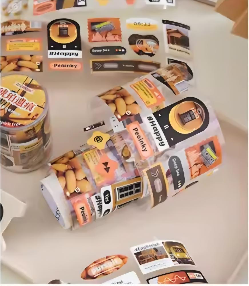 شريط PET ريترو INS نمط ملصقات .  مناسب للمخططات والدفاتر والحرف اليدوي