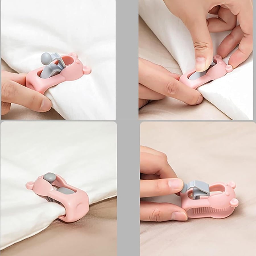 هذا المنتج عبارة عن 4 قطع مشابك عملية وذات تصميم لطيف على شكل دبدوب بل