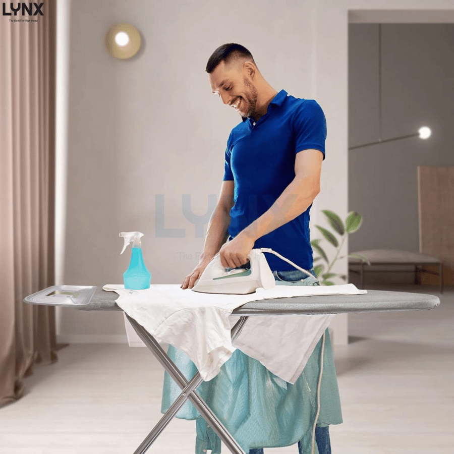 لوح كي تركي من الستانلس ستيل من لينكس LY245 ، قدم مضادة للانزلاق، مقبض لضبط الارتفاع