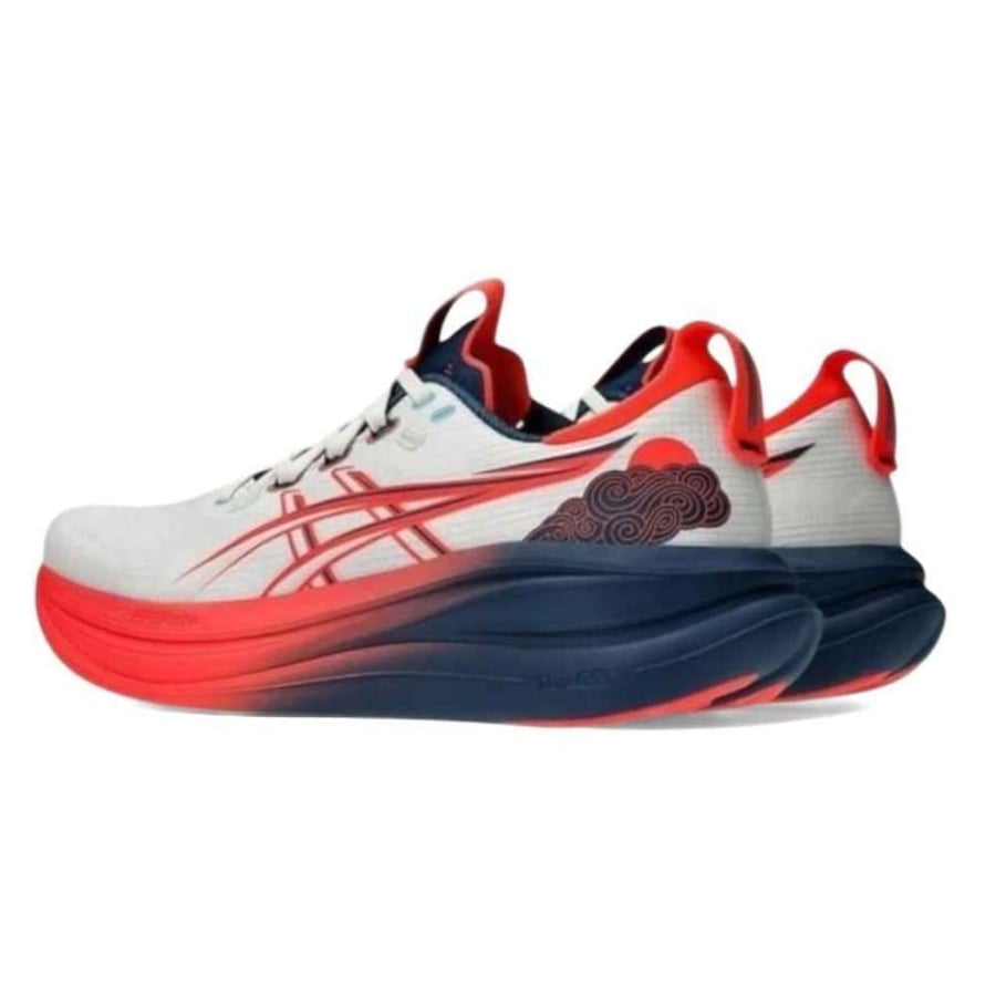 حذاء | ASICS GEL-NIMBUS 28 White Red Navy