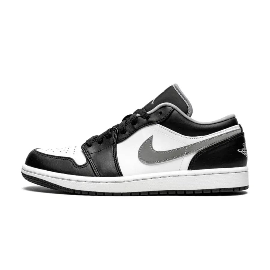 Air Jordan 1 low black GREY/WHITE