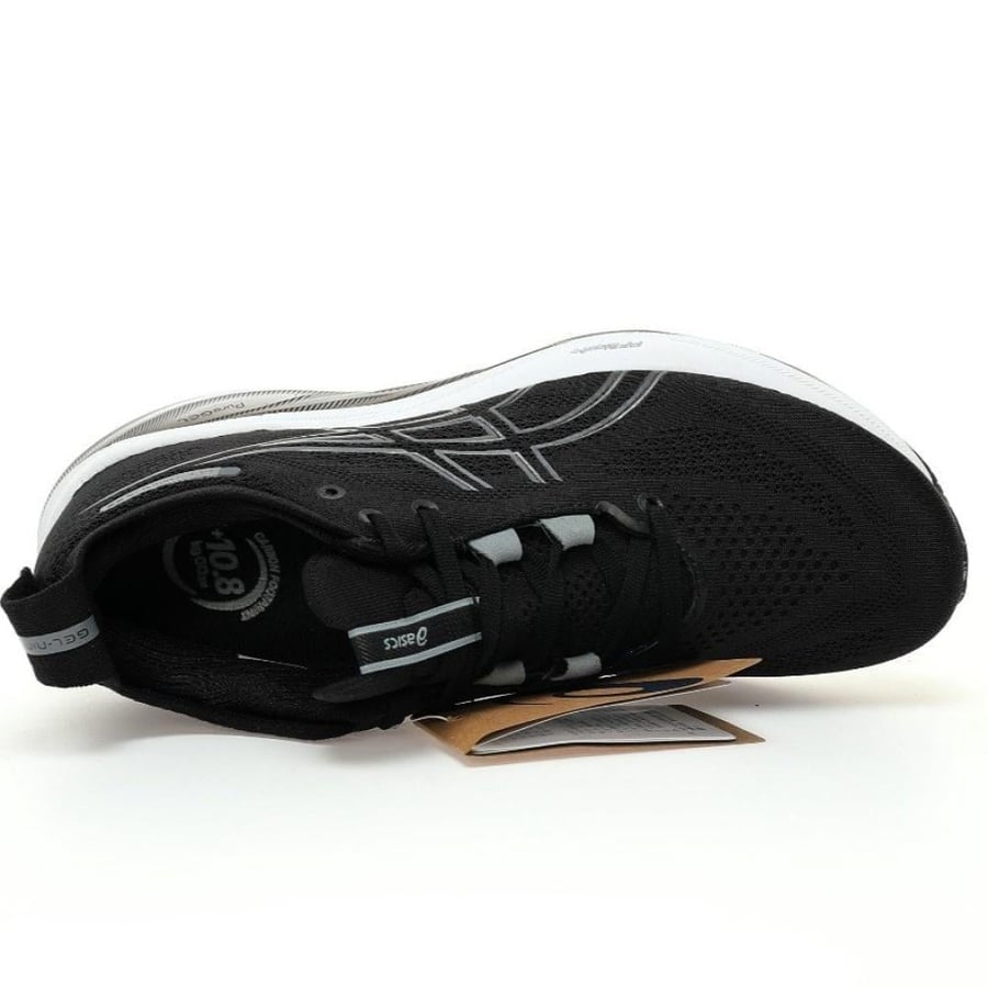 حذاء | ASICS GEL-NIMBUS 26 – إصدار Black/Graphite Grey الكلاسيكي