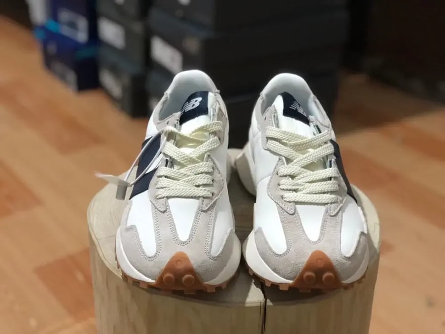 New Balance 327 Grey Navy | نيو بالانس 327 جراي نيفي