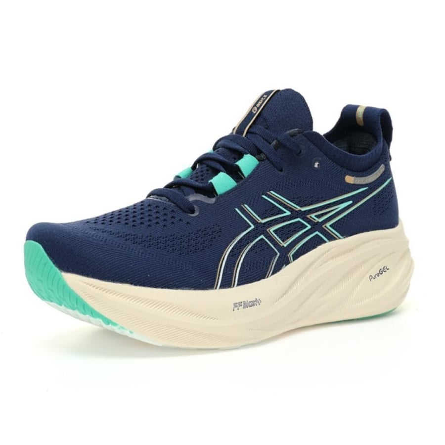 حذاء ASICS GEL-NIMBUS 26 – إصدار SAPPHIRE/LIGHT BLUE المميز