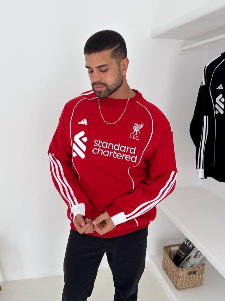 سويتر ليفربول الأحمر الكلاسيكي الشتوي | زافيو