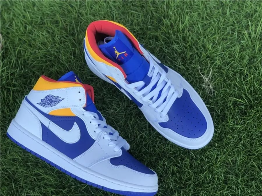 Air Jordan 1 MID "Royal Blue / Laser Orange"