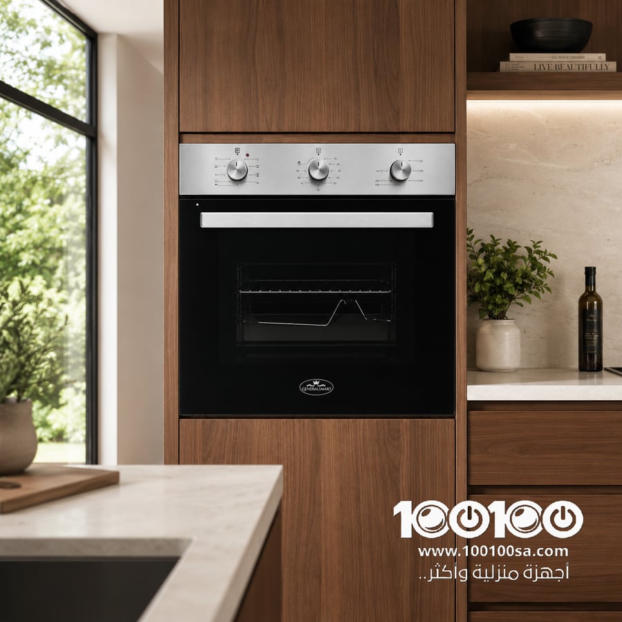 جنرال سمارت فرن بلت ان 90سم 9 وظائف ستيل كهرباء موديل GS9007BGE